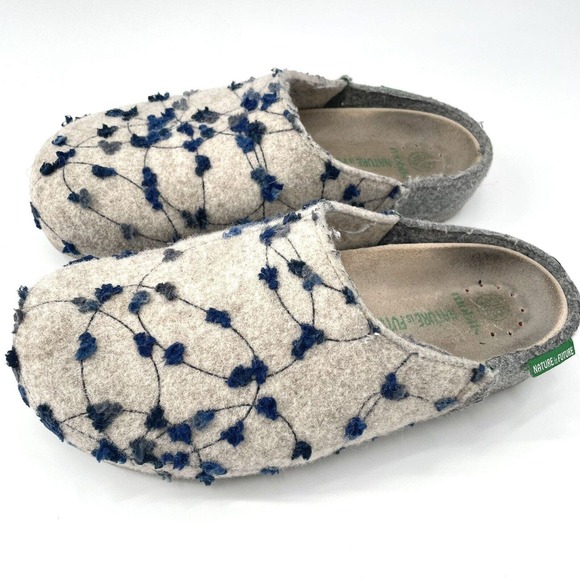 Mobils by Mephisto Thea Nature is Future Wool Clogs, Floral Size 38 - Picture 1 of 6